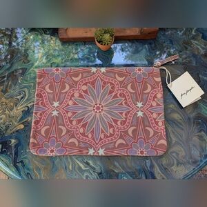 *NWT* FREE PEOPLE-CELESTIAL INDIGO-LEATHER POUCH *SOLD OUT/NO LONGER ON WEBSITE*